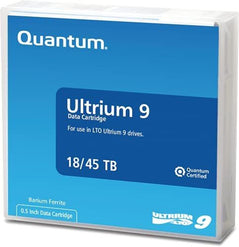 Quantum Ultrium LTO 9 Data Cartridge 18TB Native / 45TB 2.5:1 Compression, Black (MR-L9MQN-01)